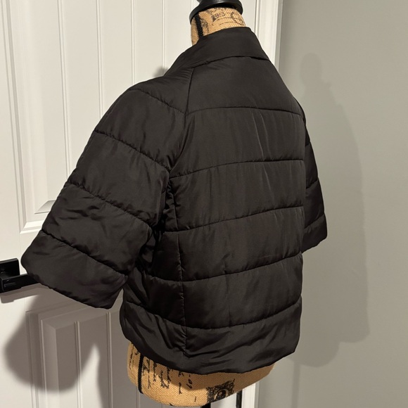 Chico’s Short Sleeve Puffer Jacket - Picture 3 of 9